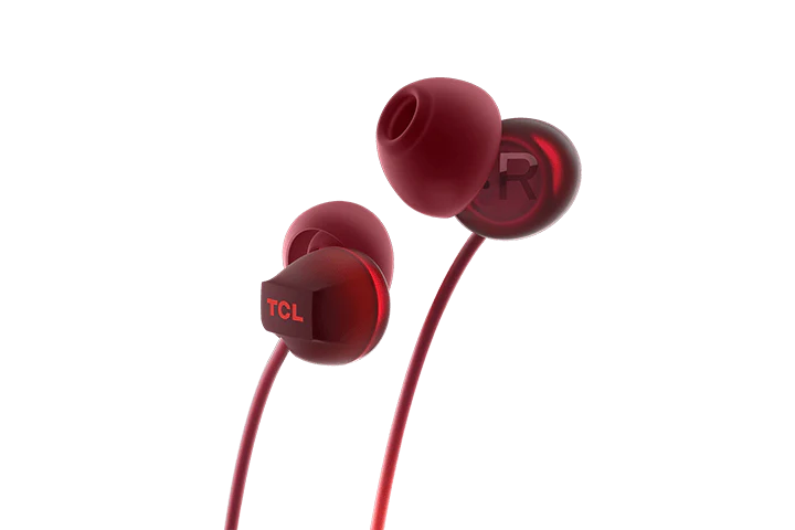 TCL Sunset Orange In-ear Headphones with Mic - SOCL300OR - Image 3