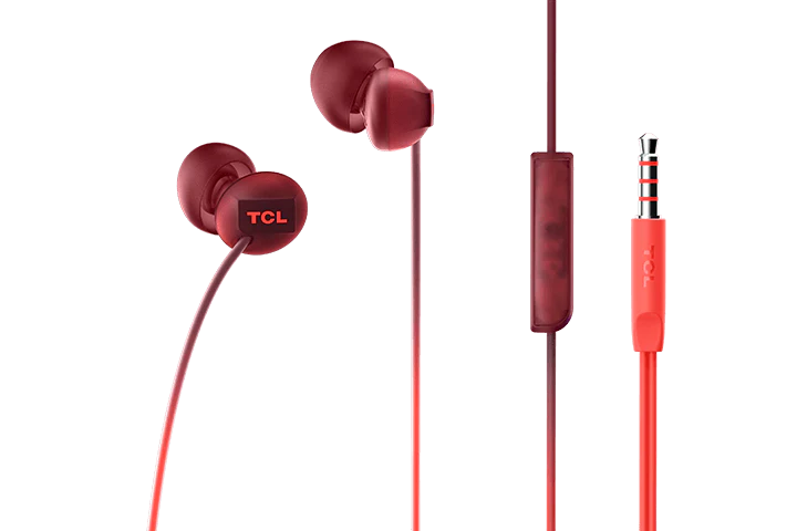 TCL Sunset Orange In-ear Headphones with Mic - SOCL300OR - Image 4