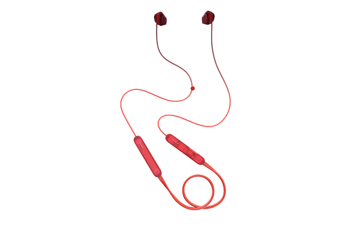 TCL Sunset Orange Wireless In-ear Bluetooth Headphones with Mic - SOCL200BTOR - Image 2