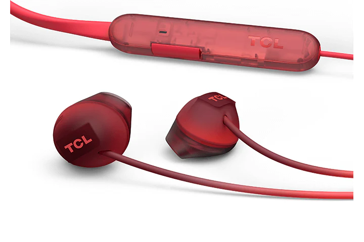 TCL Sunset Orange Wireless In-ear Bluetooth Headphones with Mic - SOCL200BTOR - Image 4