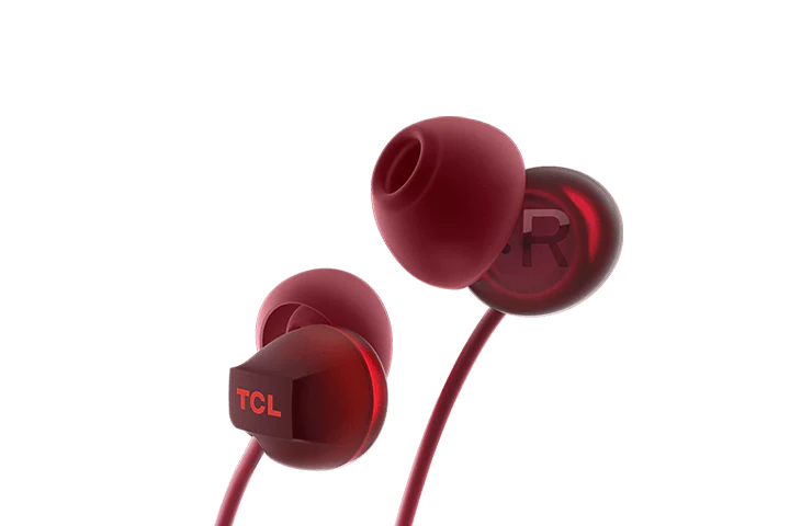 TCL Sunset Orange Wireless In-ear Bluetooth Headphones with Mic - SOCL300BTOR - Image 2