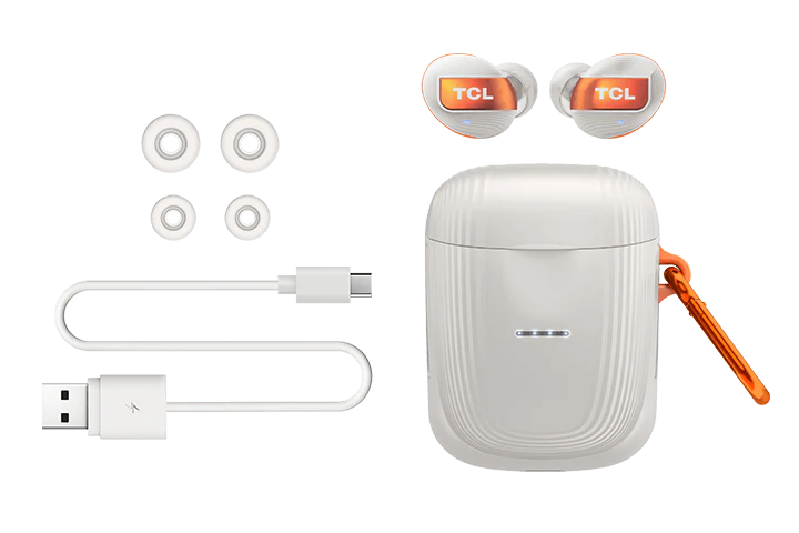 TCL White True Wireless In-ear Bluetooth Headphones - ACTV500TWS - Image 9
